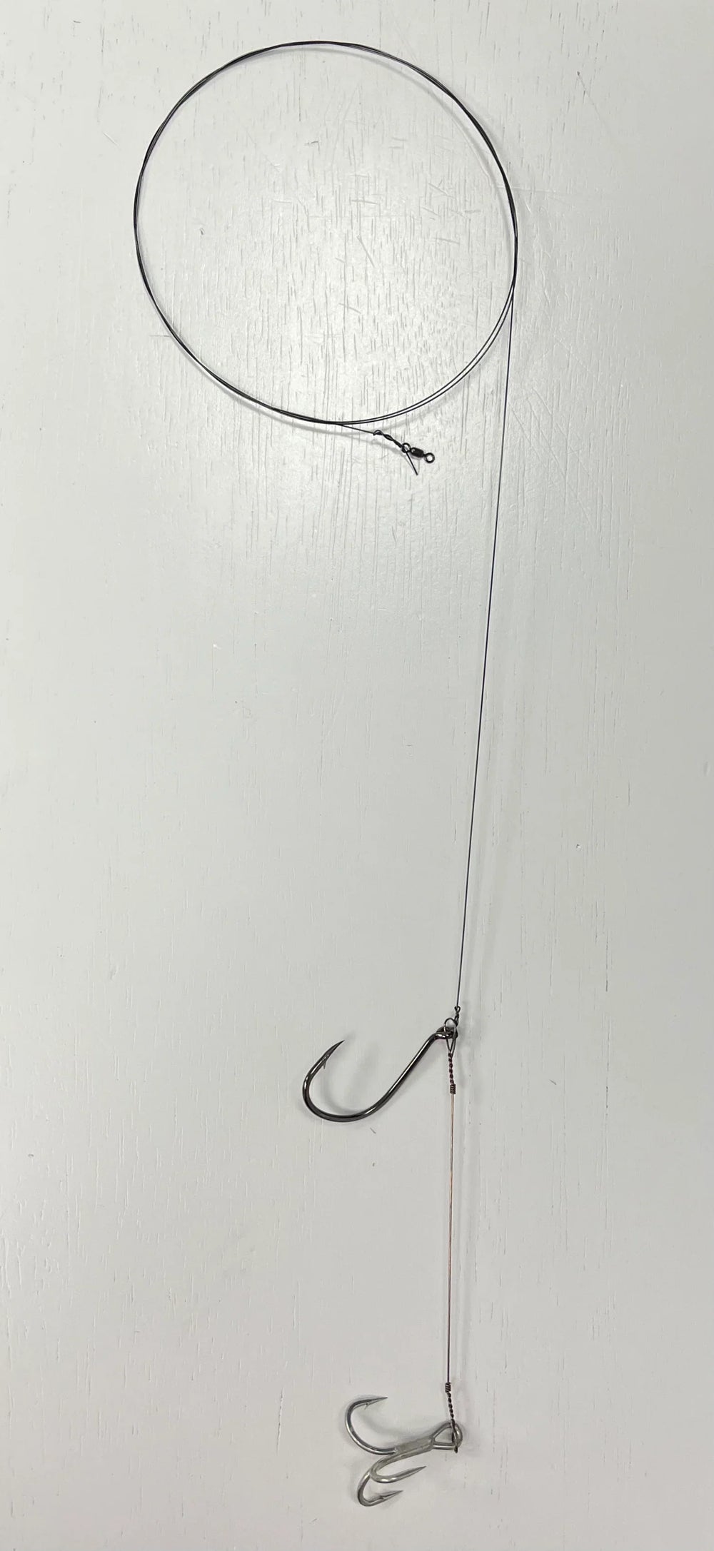Kite 50 Lb Main Wire #8 Trace Wire 6/0 J Hook #1 BKK