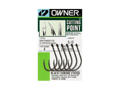 Black Chrome Owner Cutting Point SSW Straight Eye