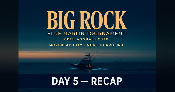 68th Annual Big Rock Blue Marlin Tournament — Day 5 recap cover (June 12, 2026, Morehead City, NC)