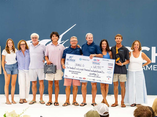 Team Double G during Day 4 of the 2026 Big Rock Blue Marlin Tournament — photo by Marlin Magazine.