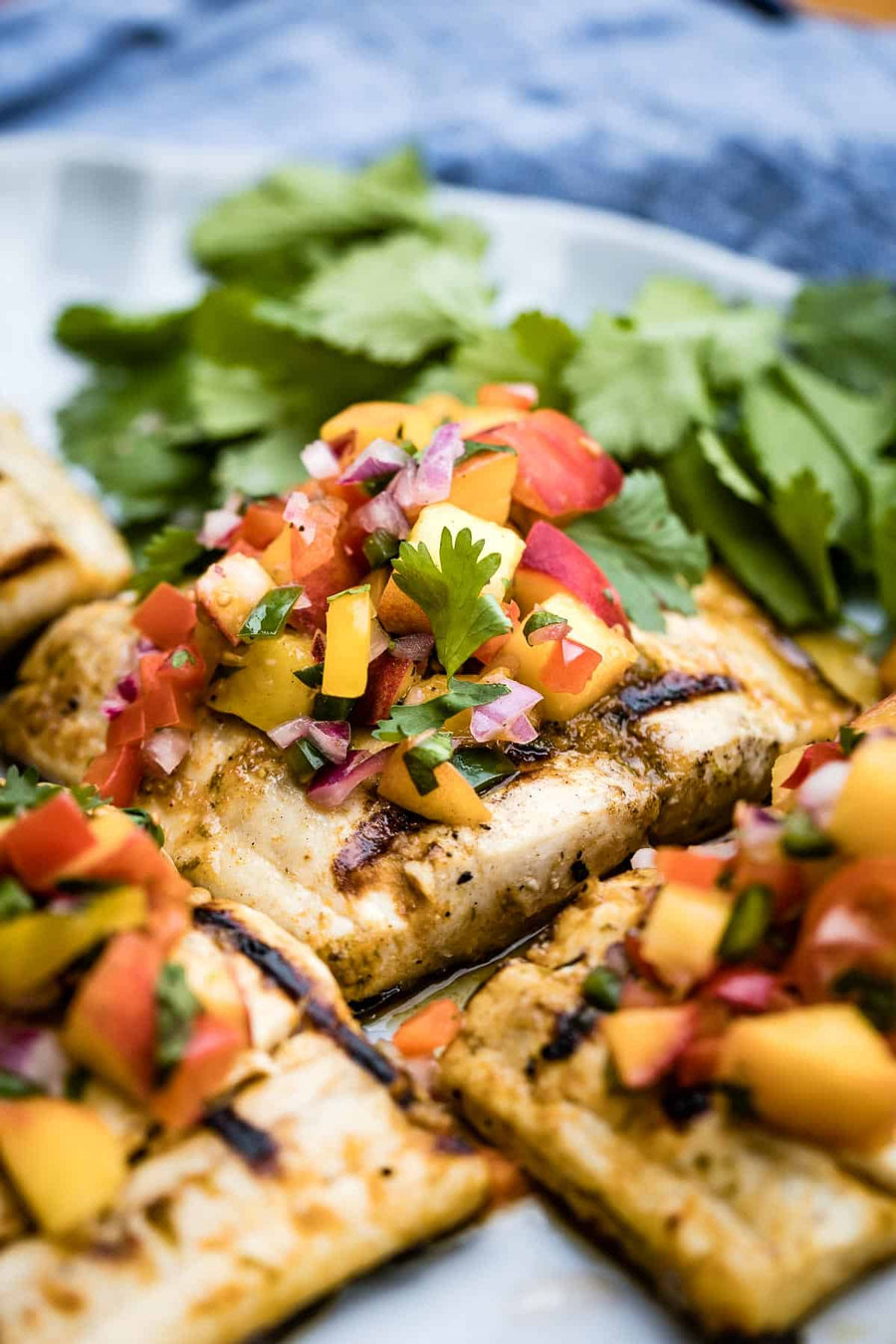 Grilled Mahi-Mahi with Charred Citrus and Smoked-Paprika Butter