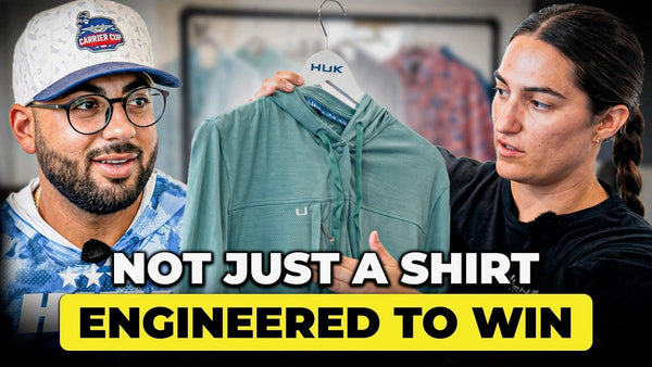 Huk fishing apparel designer explaining the engineering behind performance gear on the Science of Fishing podcast
