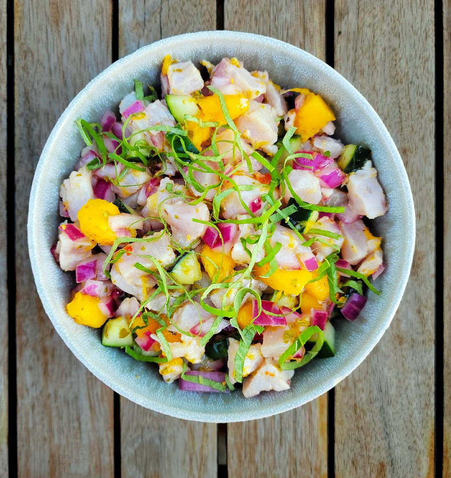 Mahi-Mahi Ceviche with Mango and Jalapeño