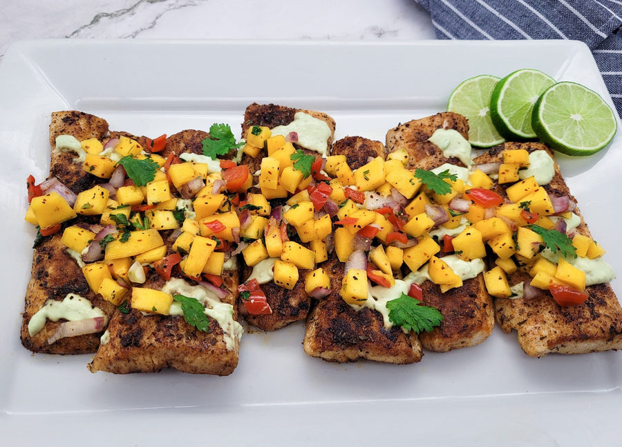 Mahi Mahi Recipe Pan Seared with Mango Habanero Glaze
