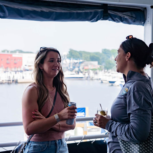 Anglers dockside at the 2026 SFC Cape Cod Invitational at MacDougall's Marina.
