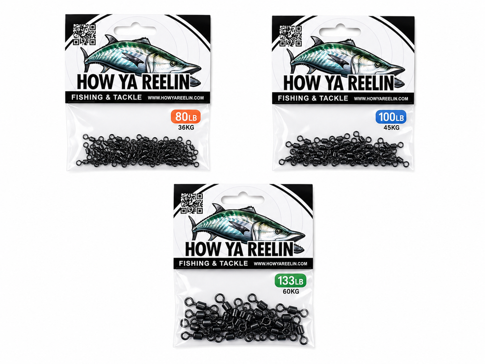 HYR Matte Black Swivels 50 pk