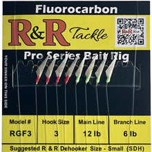 R&R RGF Pro Series Fluorocarbon Bait Rig