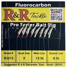 R&R RGF Pro Series Fluorocarbon Bait Rig