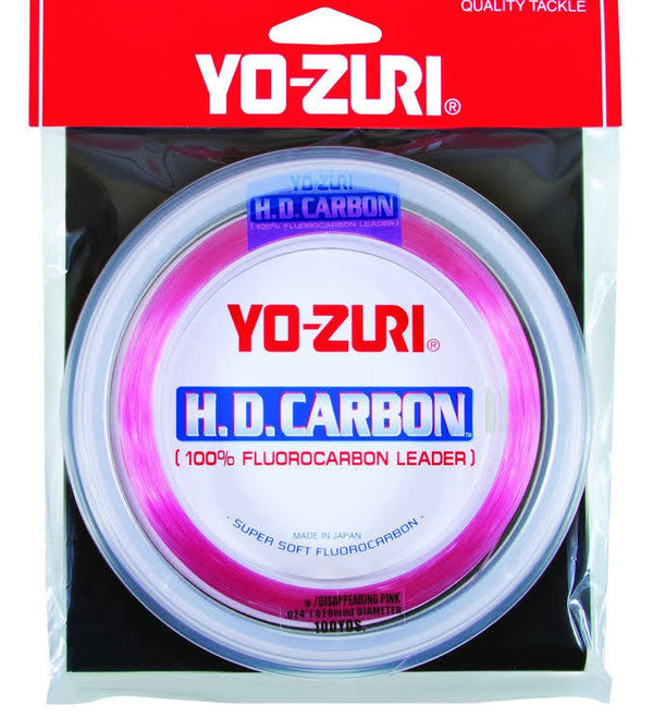 Yo-Zuri Pink Fluorocarbon Leader 100yd