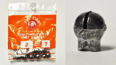 Removable Split Shot Sinkers